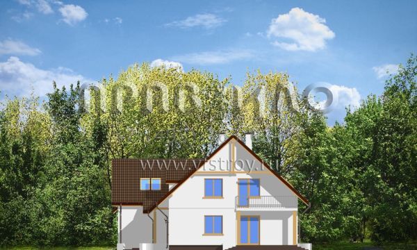 Проект дома с функциональной планировкой S8-266-2 (Роща)