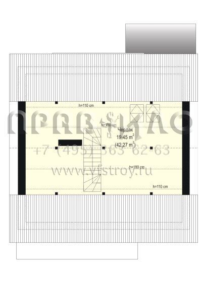 Проект дома с большой гостиной S8-205-2 (Миранда)