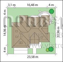 Проект комфортабельного загородного дома S8-293 (Майя 3)