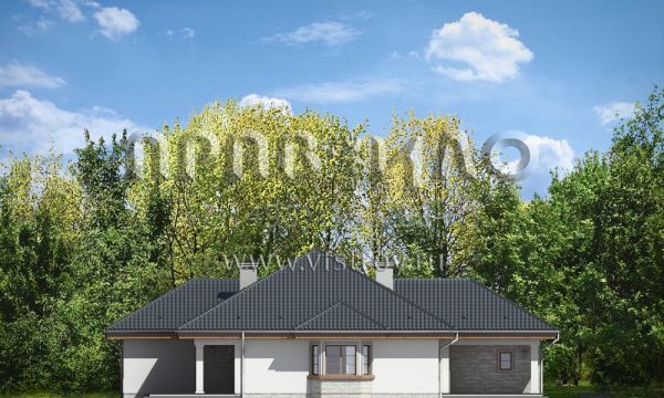 Проект дома для узкого участка S8-226 (Наталья 4)