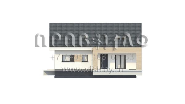 Проект загородного коттеджа с жилой мансардой s3-181-5 (Z160 A)