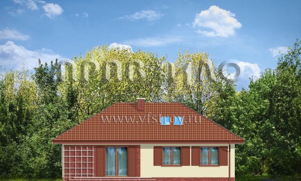 Проект скромного коттеджа для большой семьи S8-133 (Доминик)