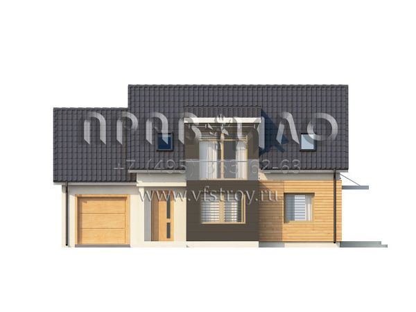 Проект компактного дома для двух семей или для большой семьи S3-162 (Z192)