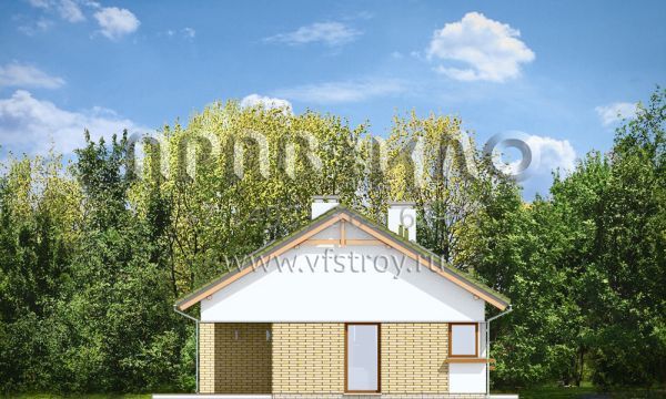 Проект дома с лаконичной планировкой S8-128-1 (Оливка 2)