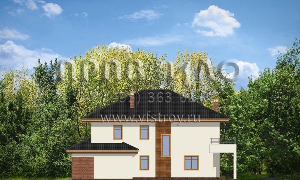 Проект загородного дома с кабинетом S8-332-2 (Топаз 2)