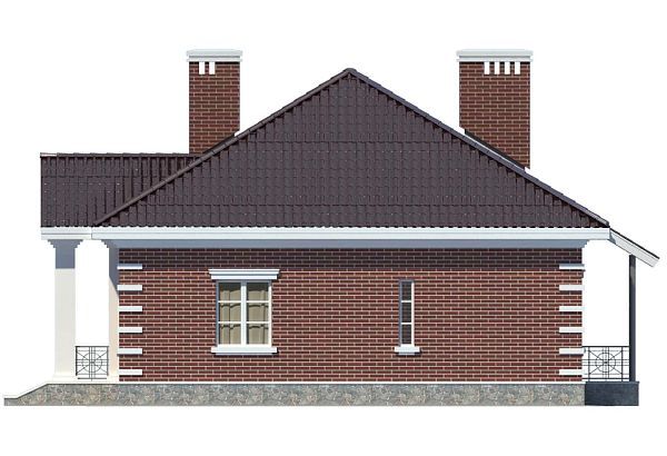 Дом с просторной гостиной S6-129(F-129-2K)