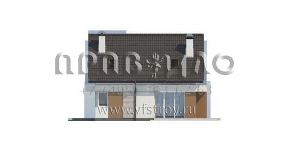 Проект двухэтажного классического коттеджа S3-109-3 (Z265)