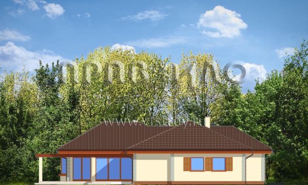 Проект просторного одноэтажного дома S8-236 (Комфортный)