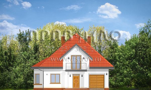 Проект коттеджа с мансардой S8-198 (Агатка)