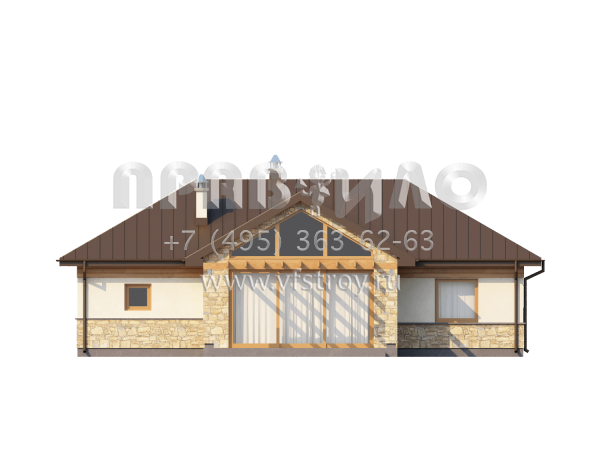 Проект одноэтажного особняка  S3-109 (Z151)