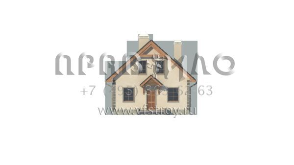 Проект коттеджа с мансардой S3-108 (Z1 bl)