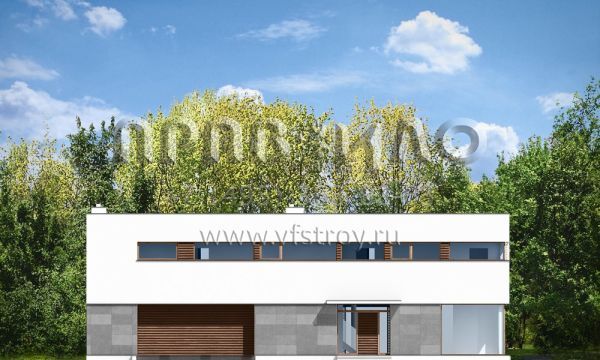 Проект коттеджа в современном стиле S8-432 (Вертиго)