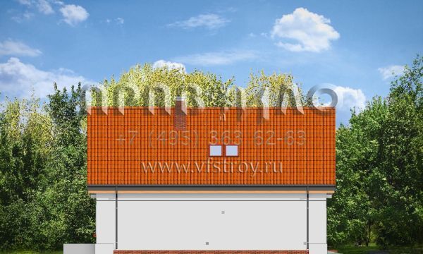 Проект дома из керамических блоков с балконами S8-207 (Элька)