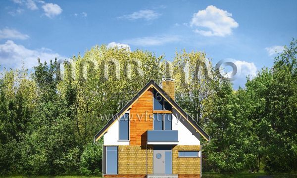 Проект коттеджа в современном стиле S8-197 (Городской)