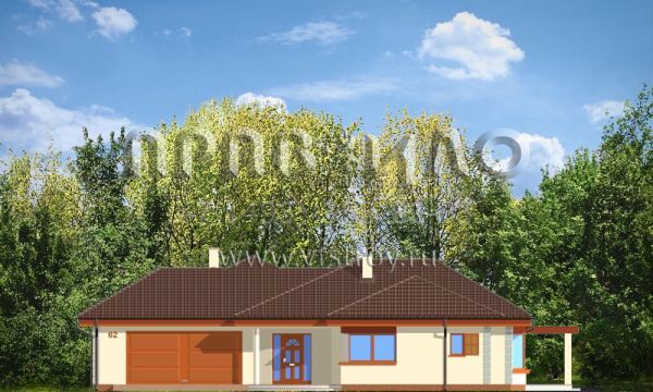 Проект просторного одноэтажного дома S8-236 (Комфортный)