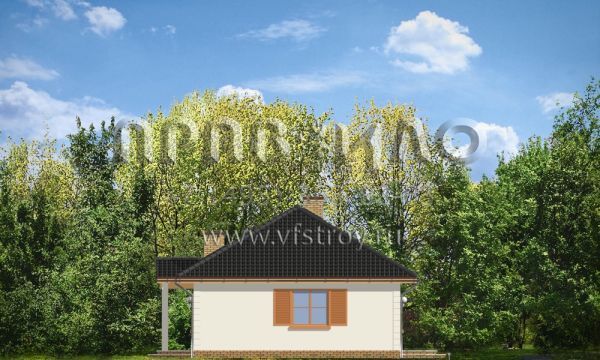 Проект коттеджа со сквозным гаражом S8-161-1 (Доминик 2)