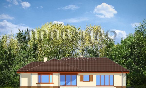 Проект просторного одноэтажного дома S8-236 (Комфортный)