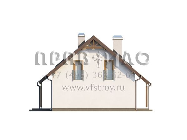 Проект частного дома с эркером  S3-134-1 (Z162)