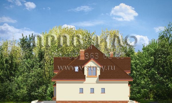 Проект квадратного в плане коттеджа S8-202 (Звезда)