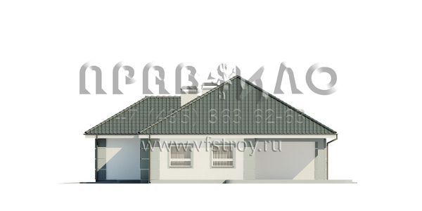 Проект одноэтажного просторного бунгало  S3-377 (Z21)