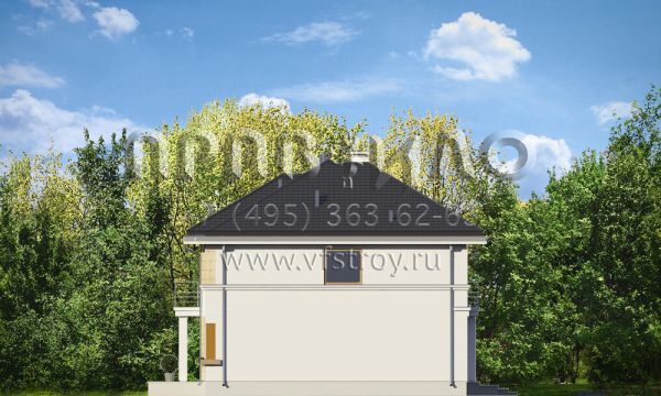 Проект загородного дома с обширным остеклением S8-253 (Ривьера 3)