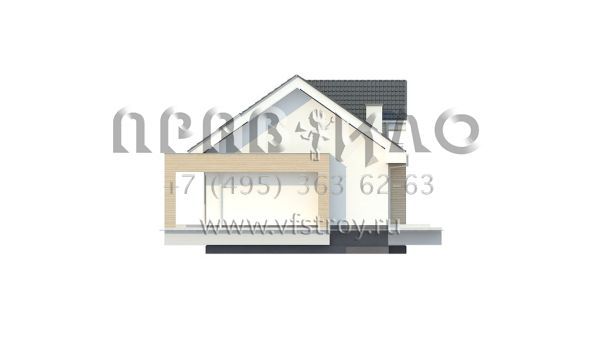 Проект загородного коттеджа с жилой мансардой s3-181-5 (Z160 A)