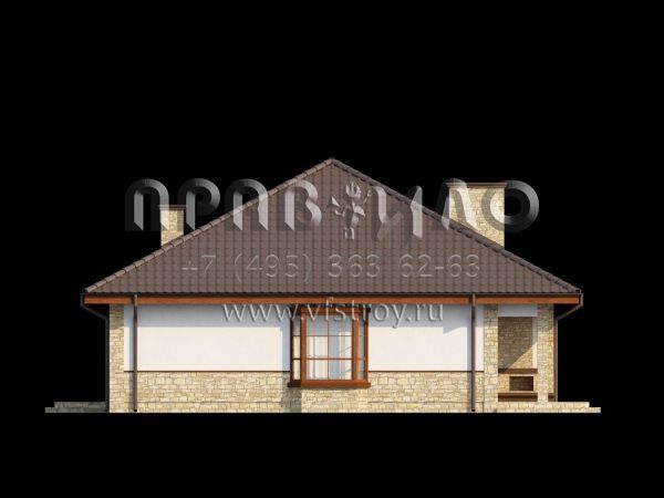 Проект просторного одноэтажного дома S3-134 (Z10)