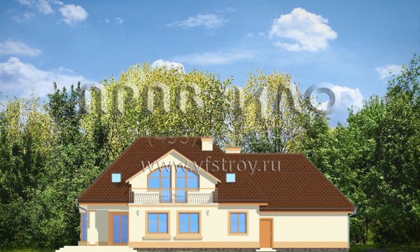 Проект дома с открытой планировкой S8-295-2 (Фаворит 2)