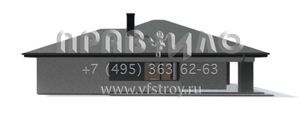 Современный одноэтажный проект дома с многоскатной крышей и гаражом на две машины S3-191-8 (Z412)