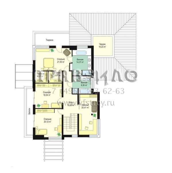 Проект стильного современного дома S8-426 (Южный)
