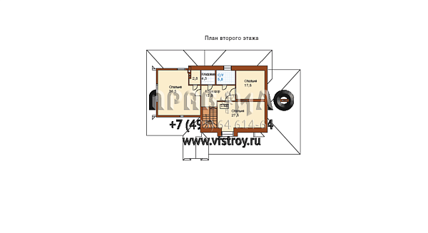 Роскошный загородный особняк с двумя встроенными гаражами с колоннами у входной зоны L-326-1K