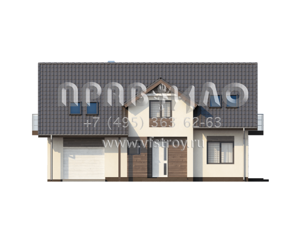 Проект дома с камином для супружеской пары  S3-191 (Z172)