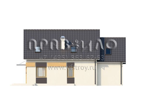 Проект компактного дома для двух семей или для большой семьи S3-162 (Z192)