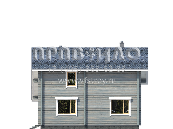 Проект экономичного деревянного дома S7-146(1-39)