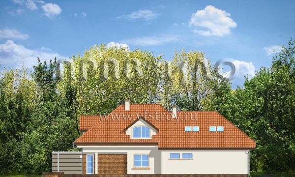 Проект усадьбы из керамических блоков S8-360 (Усадьба)