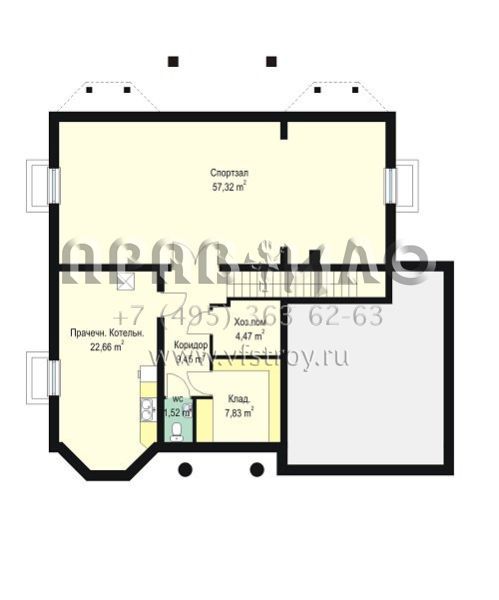 Проект стильного дома из керамических блоков S8-451-3 (Стильный)