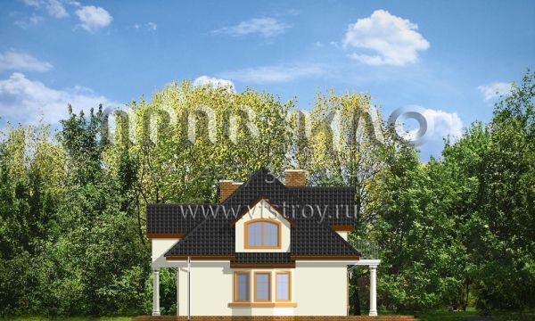 Проект частного дома с эркером в гостиной S8-251 (Сага 3)