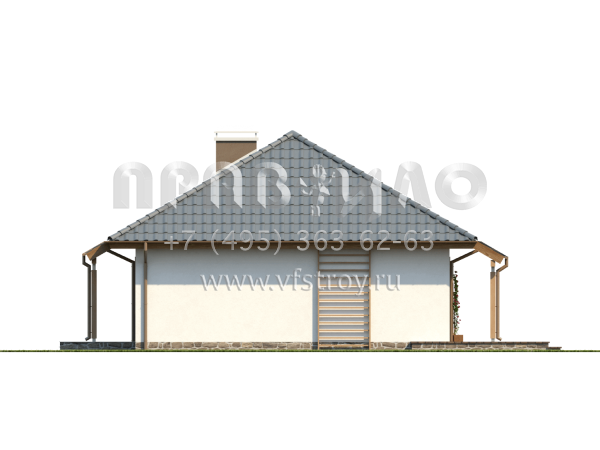 Проект частного дома квадратной формы S3-102 (Z69)