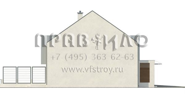 Проект таунхауса на две семьи  S3-156-3 (ZB5)