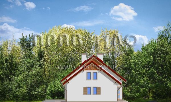 Проект коттеджа с террасой S8-167 (Аккуратный)