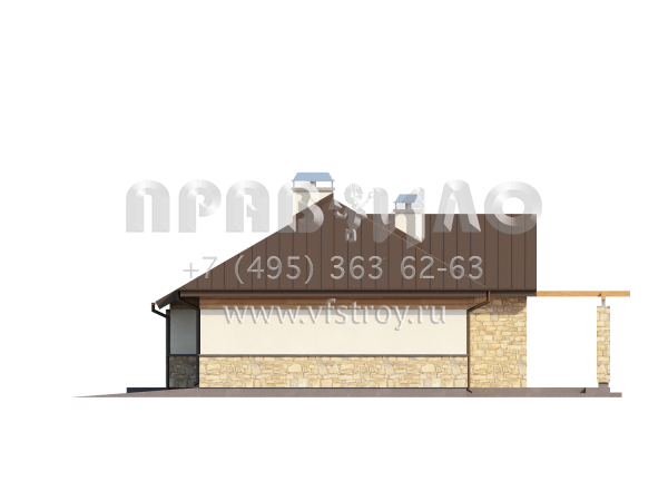 Проект одноэтажного особняка  S3-109 (Z151)