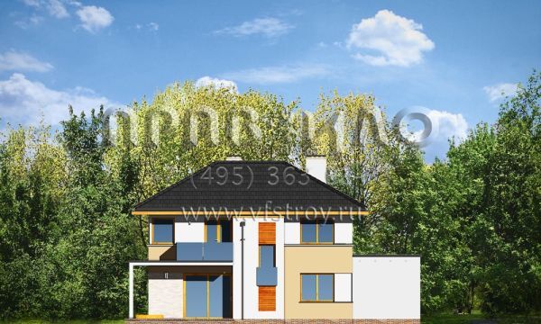 Проект дома с современным дизайном S8-212 (Небольшой)