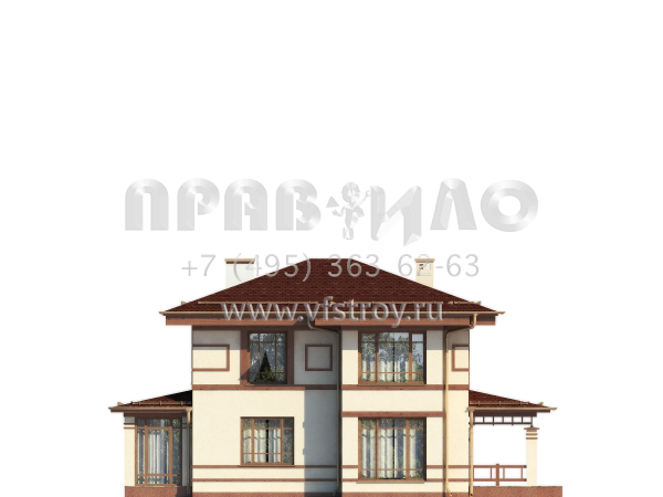 Дом с гаражом на два автомобиля S7-248 (3-15b)