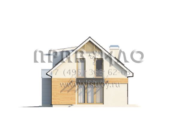 Проект компактного дома для двух семей или для большой семьи S3-162 (Z192)