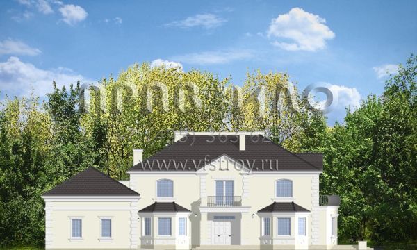 Проект особняка с эркерами S8-728 (Регент)