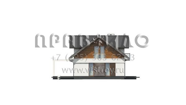 Проект частного дома для двух семей  S3-233 (Z247)