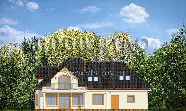 Проект частного дома с эркером в гостиной S8-251 (Сага 3)