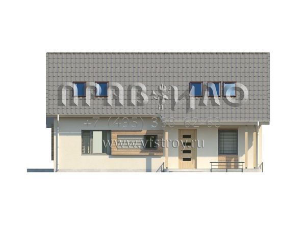 Проект двухэтажного функционального дома S3-154 (Z111)