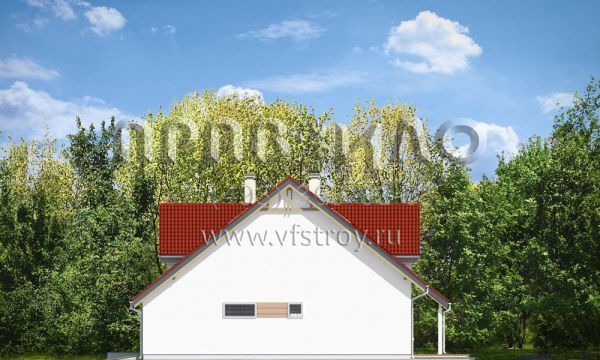 Проект загородного дома с жилой мансардой S8-219-3 (Чайка)