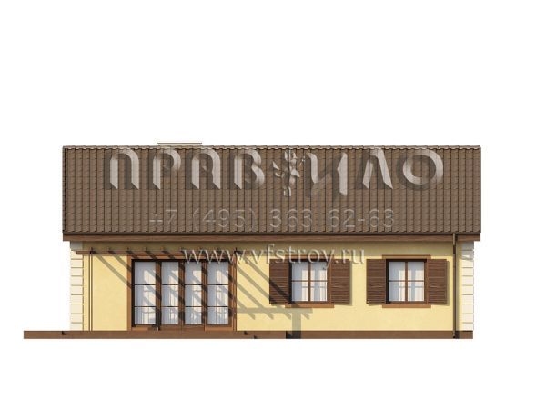 Проект четырехкомнатного дома S3-99 (Z8)